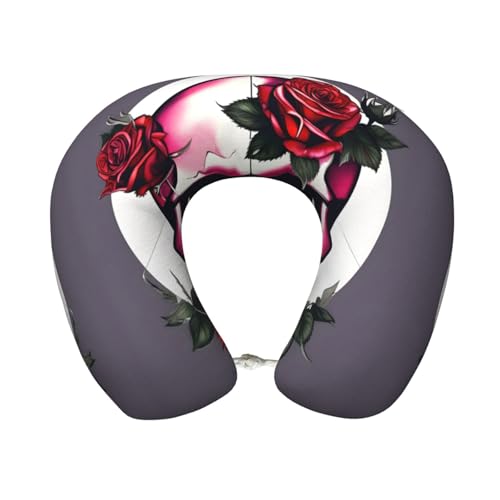 Almohada de viaje con memoria y funda de felpa
