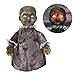 Produktbild Ahagut Halloween Puppe Horror Puppe Stehend Doll Induktion Glow Doll Atmosphere Requisiten für Party Haunted House Tools(C)