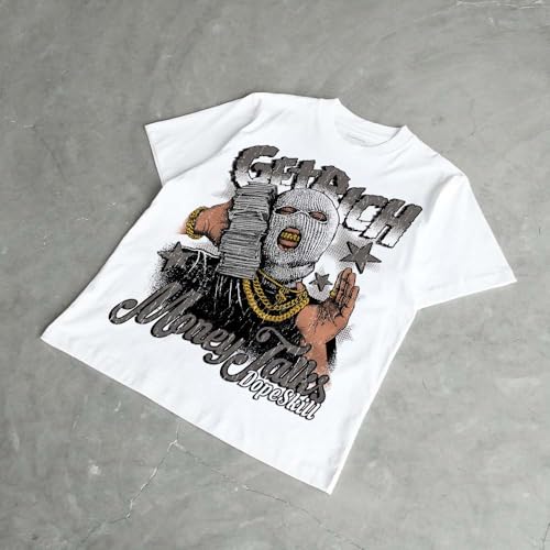 Image of DopeSkill Graphic Tee Streetwear Hip Hop Hypebeast Street Style Unisex T-Shirt Sneaker Colour Matching Shirts Cool Flexing