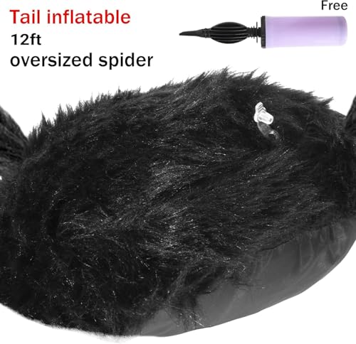 12 Ft Halloween Giant Inflatable Spider - image 4