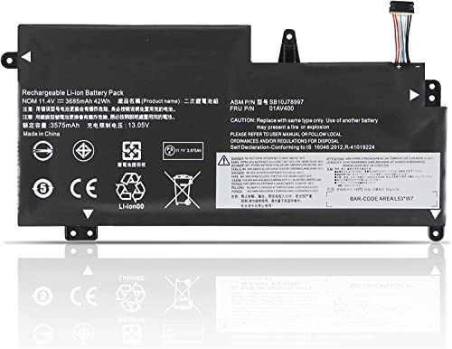 Batterie pour ordinateur Lenovo ThinkPad 13 42Wh 01AV435 SB10J78998 11.25V