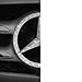 Car Front Emblem Sign Logo Bling Cover Decal Compatible with Mercedes Benz External Accessories Rhinestone Decorative Sticker (Small,Fit for A B CLA C300 E CLS S GLA GLK Series)
