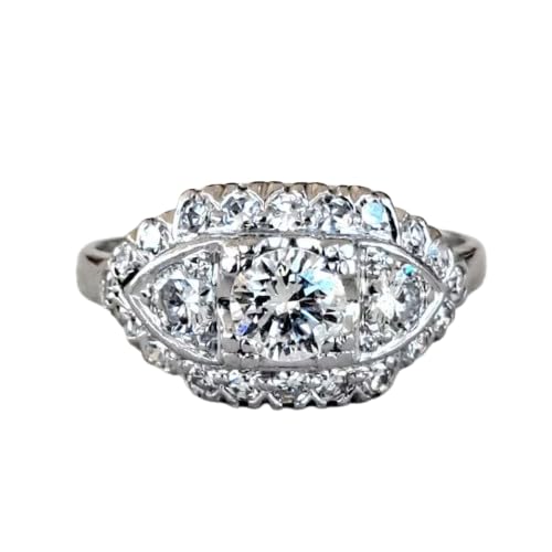 Pierre Moissanite Bleu-Gris - Taille Ronde - Poids De 0.5 à 7.0 Carats - Neuf Avec Étiquette