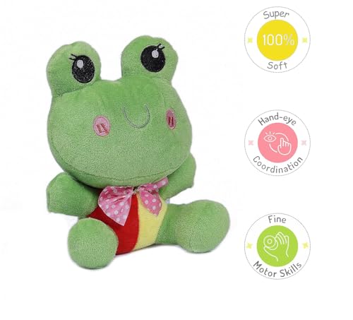 Image of DearJoy Naughty Frog Soft Toy - Green, 25cm