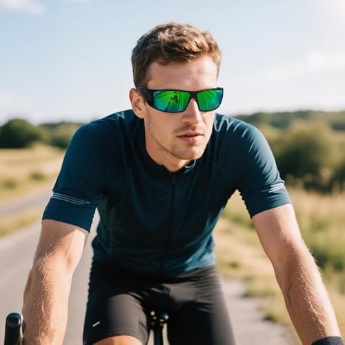 Image of Polarized Sports Sunglasses for Men Women,Driving Fishing