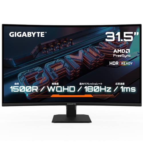 Amazon.co.jp: GIGABYTE ゲーミングモニター 31.5インチ QHD