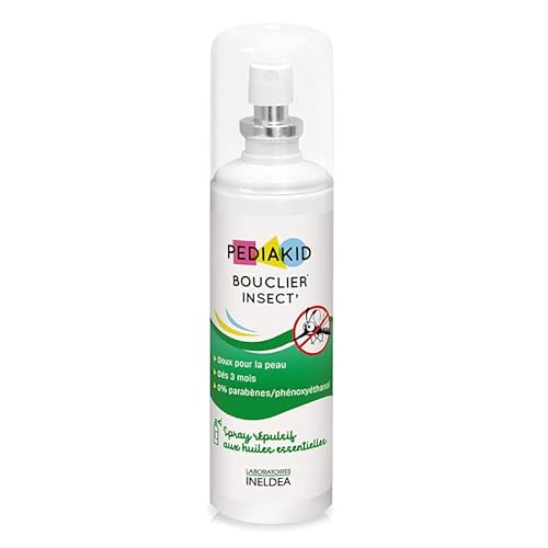 PEDIAKID - Bouclier Insect'- Spray Répulsif Anti-Moustique - Aux Huiles Essentielles - Flacon 100ml Cover