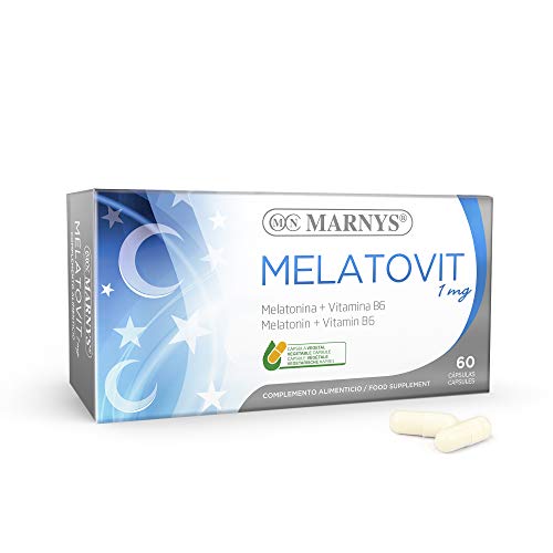 Marnys Melatovit Melatonina Y Vitamina B6 Para Conciliar El Sueño 60 Cápsulas