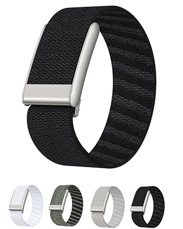Vyntrago Nylon Sport Band Compatible with Whoop 5.0 Bands One Peak and Life Nylon Breathable Sports Waterproof Replacement Wristbands for Women Men (NOT for Gen 4)
