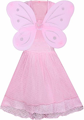 Image of Krystle Baby Girls Angel Dress /Chrismas Gown (Pink)