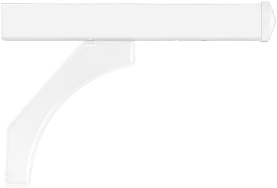 Salsbury Industries 4378WHT Arm Kit Replacement for Deluxe Post for 2 Roadside Mailboxes, White