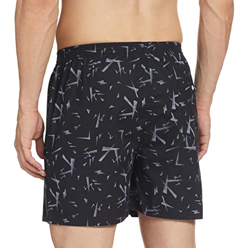 Image of Longies Mens Cotton Boxers (Pack of 3) Regular Printed (LGBOXPO3V003 Red,Navi,Black3319 XXL)