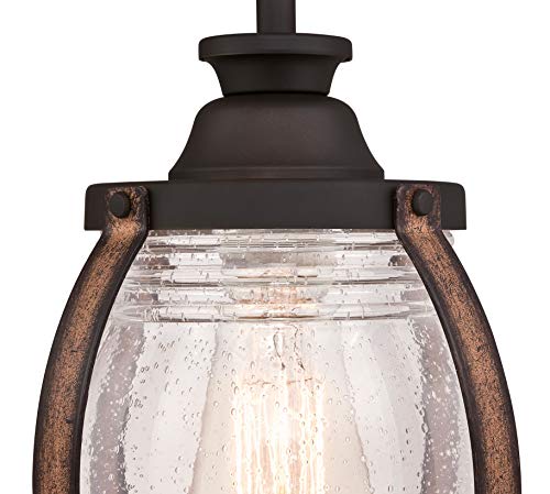 Lámpara colgante de interior con cristal de semillas que difumina la luz 4