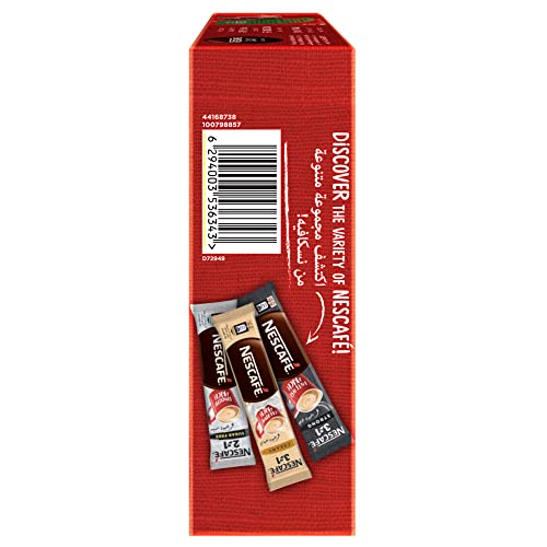 Nescafe 3 in 1 Instant Coffee Mix Sachet, Box of 24 24 x 20g, 20 gm