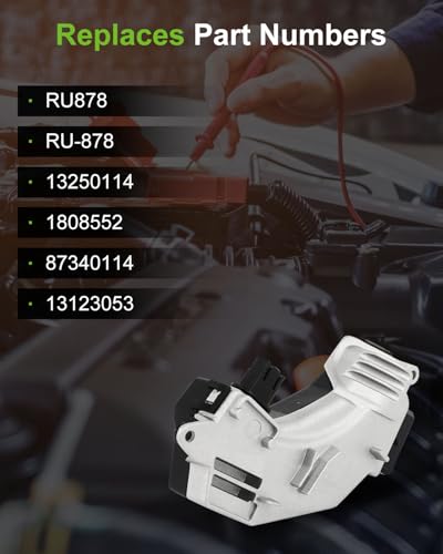 Image of SCITOO HVAC Blower Motor Resistor Regulator Fit for 2008-2009 for Saab 9-3,OE-RU878, 13250114, 1808552, 87340114, 13123053 Air Conditioning Heater Fan Resistor Regulator Resistor Replacement