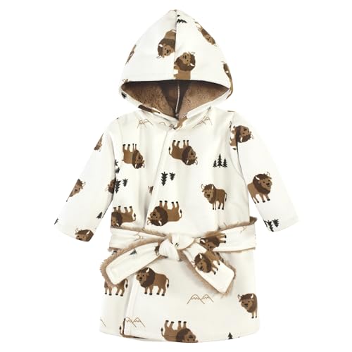 Image of Hudson Baby Unisex BabyMink with Faux Fur Lining Pool and Beach Robe Cover-ups