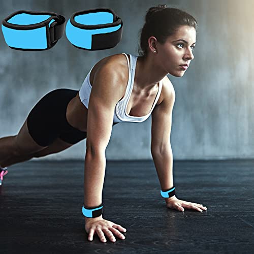 Vaupan Ankle/Wrist Weights, Small Leg Arm Hand Cuff Weights for Women Kids, Exercise Equipment with Adjustable Straps for Fitness Gym Dancing Walking Jogging Gymnastics Aerobics (1.1 lb, Blue)