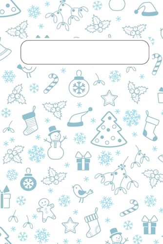 Quaderno di Natale con illustrazioni festose: Bullet Journal A5 per tenere un diario, disegnare schizzi creativi e utile idea re