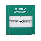 Botón de emergencia, liberación rápida Push interruptor de botón Botón de alarma para la seguridad del Hogar,Oficina,Hotel,Escuela