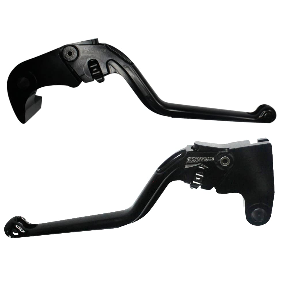 Palancas de moto ACCOSSATO negras para rutas en Triumph Speed Triple 2008-2010