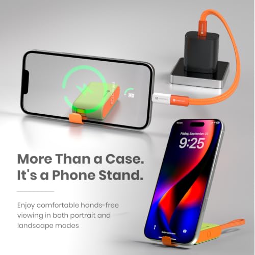 Image of Portronics Snapcase Ultra Multifunctional 8-in-1 Cable & tool Kit, 60W Fast Charging, USB-A, Type-C to Type C, 8-Pin & Micro Adapters, SIM & Micro SD Holder, High-Speed Data transfer, Green