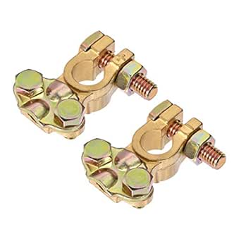 Morsetti Standard Per Batteria Auto Positivo + Negativo - Foto 2