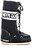 Moon Boot Unisex Nylon Winter Fashion Boot, Black, 39-41 EU, 7-8.5 US Men's, 8-10 US Women's