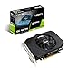 ASUS Phoenix Nvidia GeForce GTX 1650 4GB OC Edition Gaming Grafikkarte (GDDR6 Speicher, PCIe 3.0, 1x HDMI 2.0b, 1x DVI, 1x DisplayPort 1.4, PH-GTX1650-O4GD6)