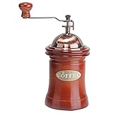 ★ Mantener fresco sabor al café: molinillo de café manual proporciona una experiencia profesional de molienda de granos de café. La rebaba de cerámica no produce calor excesivo de fricción, no dañará el sabor de los granos de café. Si giras la manivela en el sentido de las agujas del reloj, puedes sentir que los granos se rompen y molen, libera el sabor redondeado e intenso de los granos de café.