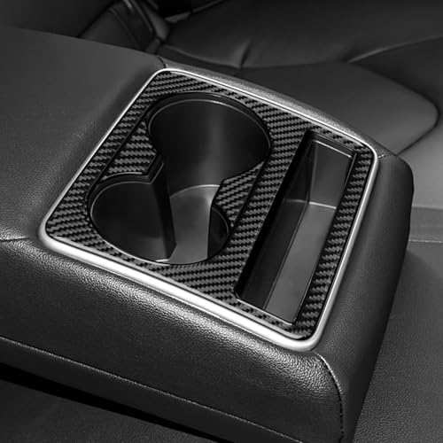 Panel Trasero Portavasos de Fibra de Carbono Real para Toyota Camry miniatura 6