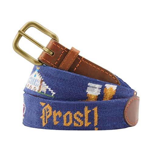 Oktoberfest Life Needlepoint Belt by Smathers & Branson