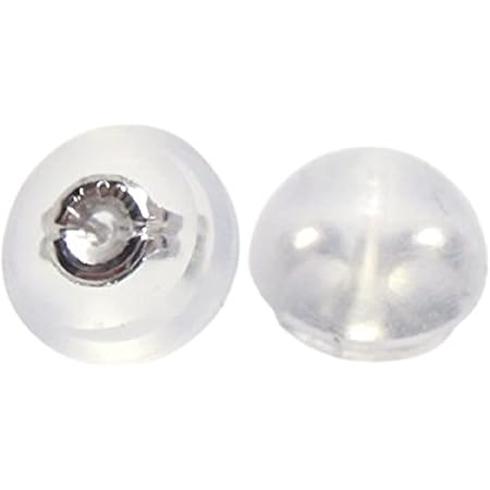 Amazon 日本製 プラチナ Pt900 ダブルロック キャッチ ピアスキャッチ シリコン 1ペア 2個 ピアスキャッチ 通販