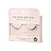 KISS The New Natural False Eyelashes Single Pack, 12 mm, Natural Volume, Easy to Apply, Reusable Fake Lashes, Cruelty Free, Includes 1 Pair Half Lashes - Style 'Freckles'