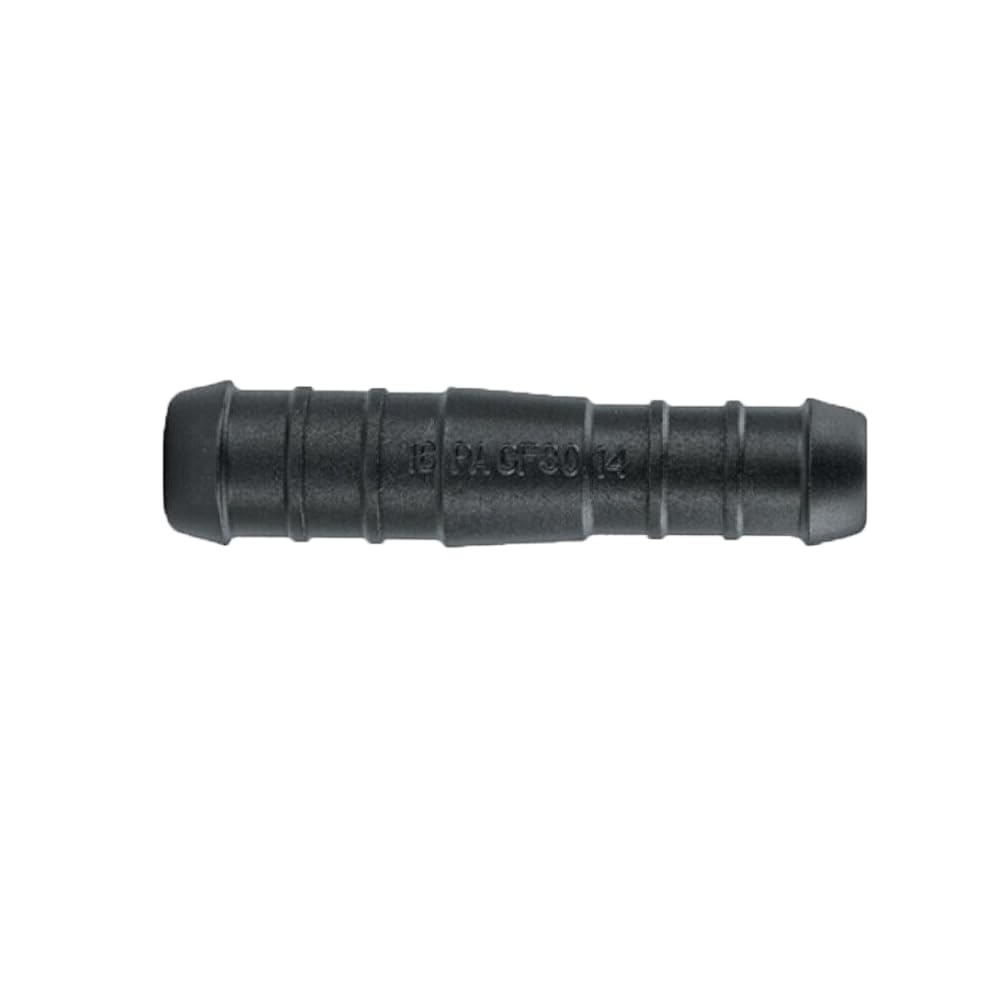KafTon Straight Reducer Joiner Tubing Plastic Pipe Connector for Garden Water System (16mm to 14mm, 25)
