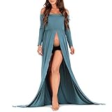 Mother Bee Maternity Off Shoulder Gown for Photoshoots