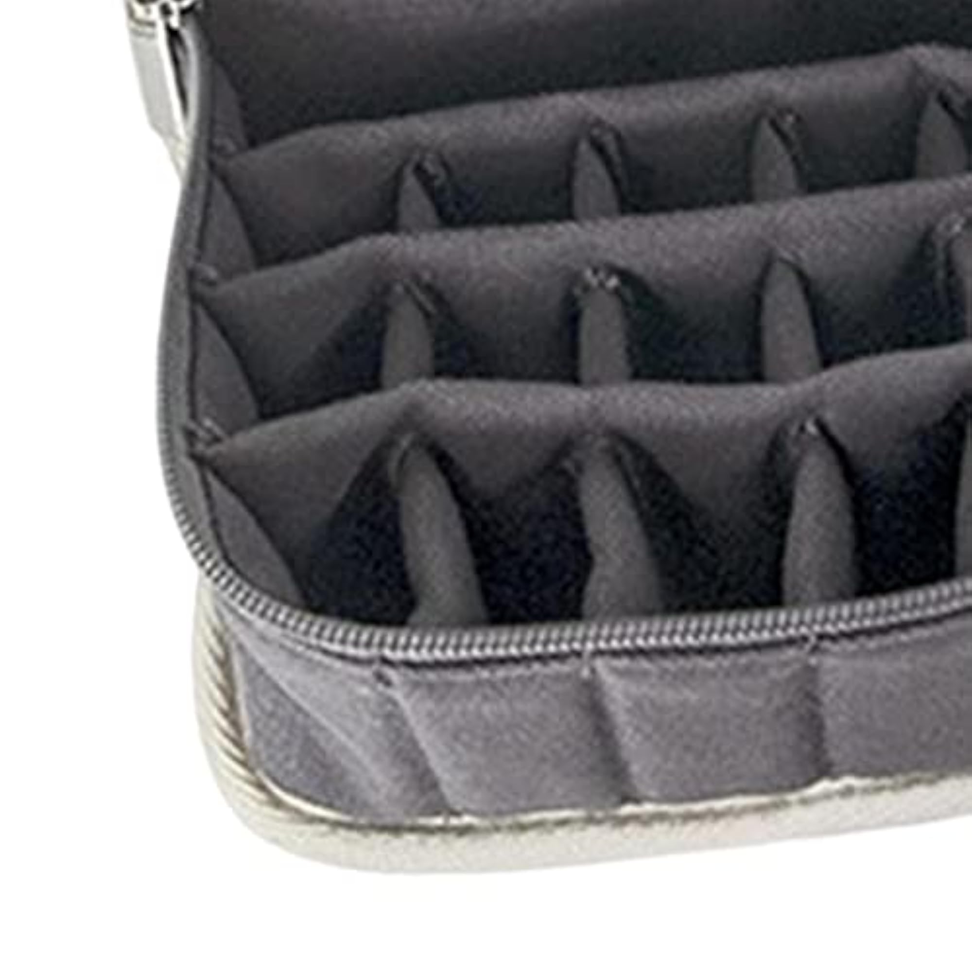Portable Nail Polish Organizer Multifunctional Zipper Closure for Cosmetics