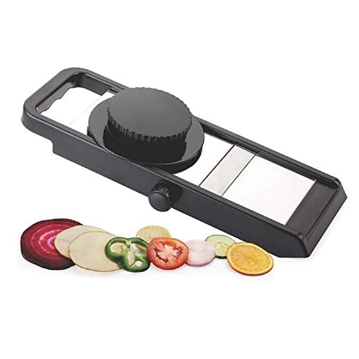Ganesh Potato Slicer for Chips Vegetable & Fruit Cutter Slicer, Black/Silver
