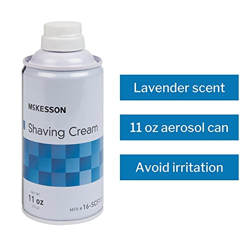 Mckesson Foamy Shaving Cream, Shave Cream For Men And Women, Lavender Scent, 11 Oz, 12 Count #TOP3