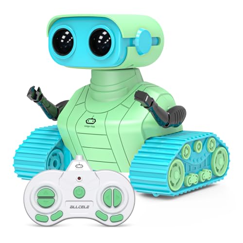 ALLCELE Robot Toys, Rechargeable RC Robots for Kids Boys,...