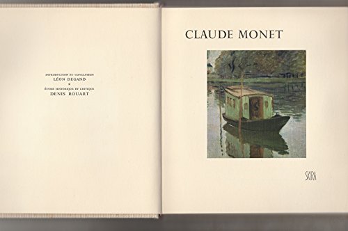 Claude Monet: The Taste of Our Time Series [French] B0000BN1FS Book Cover