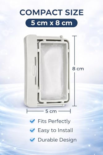 Image of Sanavya Lint Filter Pack of 2 Lint Filter Compatible with Godrej Washing Machine | Dust & Waste Collector Net | Durable Filter (Pack of 2) | Compatible with Godrej GDA 901