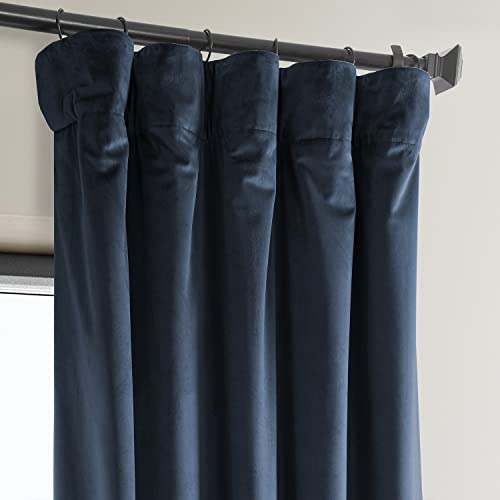 HPD Half Price Drapes Heritage Plush Velvet 108 Inches Long Darkening Curtains for Bedroom & Living Room 50W x 108L - Image 4