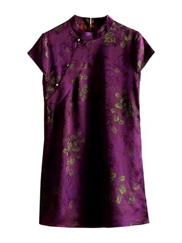 Chemisier long en soie femme HangErFeng vêtement luxe motif nuage 349