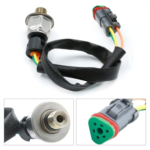 DUZFOREI 2244536 Pressure Sensor, Fuel Injection Pressure Sensor Replacement for Caterpillar On Highway Engines C7 C9, Replaces 224-4536 by DUZFOREI - Used condition - Image 4