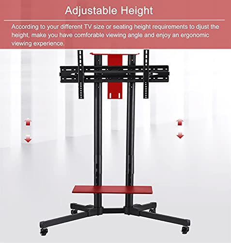 Soporte móvil para TV con ruedas y altura ajustable miniatura 5
