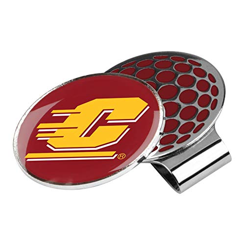 LinksWalker NCAA Central Michigan Chippewas Golf Hat Clip with Ball Marker