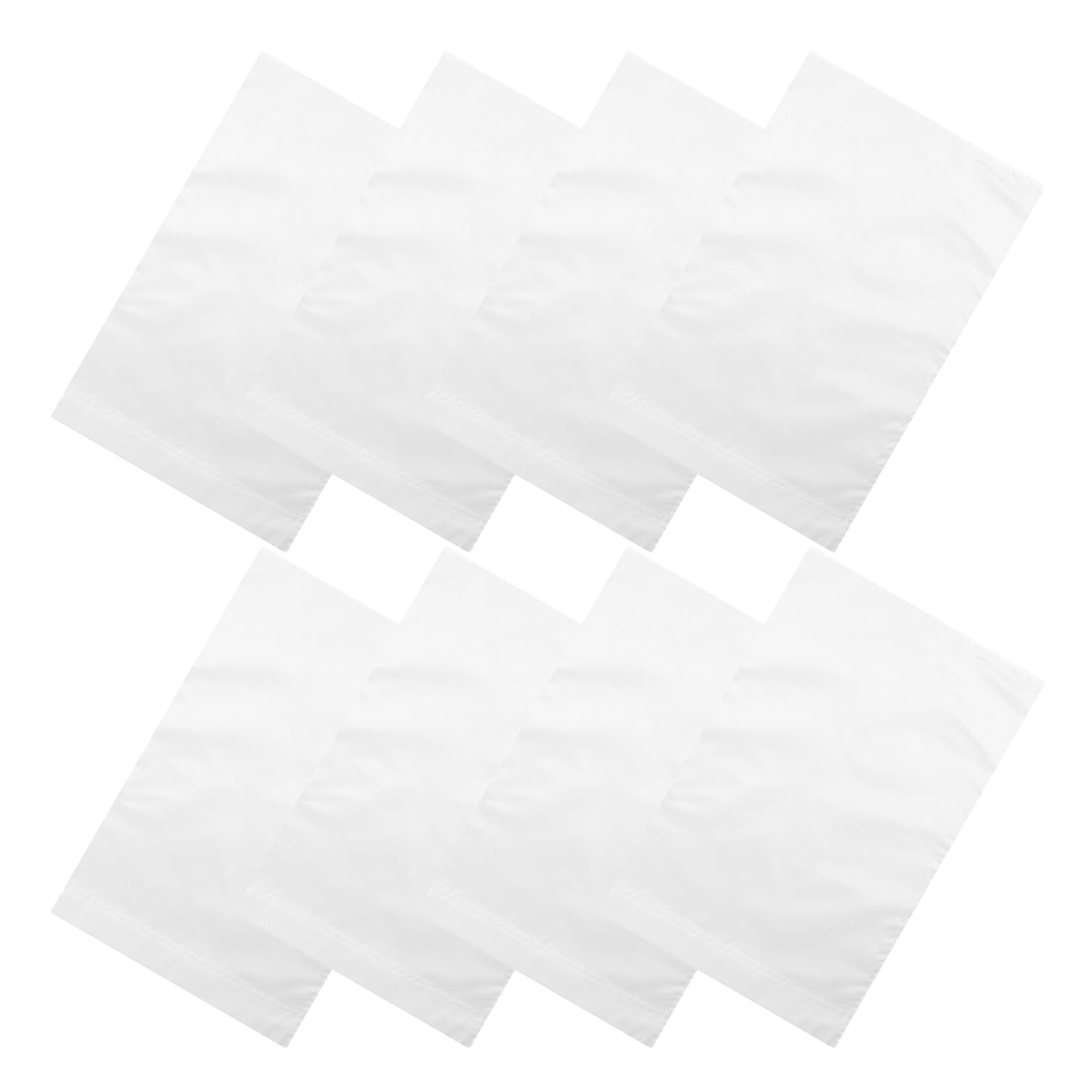 Drapeau de jardin blanc pour sublimation de pelouse extérieur polyester résistant lot de 8