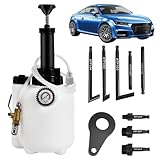 Pompe de vidange d'huile, 3 l, anti-fuite, aide réglable, extracteur de liquide sous pression, pour véhicules, remorques, camping-cars, berlines, pickup, tracteur, bateau, yacht