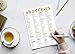mudrit Grocery Shopping List Magnetic Pad for Refrigerator- Pantry/All Out Of Template, 52 Tear Off Pages Magnet Notepad, ToDo Checklist Weekly Meals Planner- 7”x10”