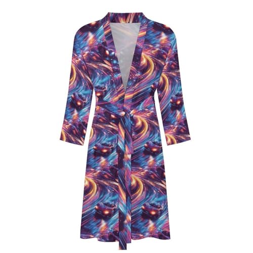 Kimono léger homme imprimé fluo pour peignoir de bain - 4